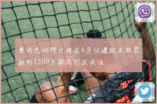 费内巴切预计将在6月份遭欧足联罚款约1500万欧元引发关注